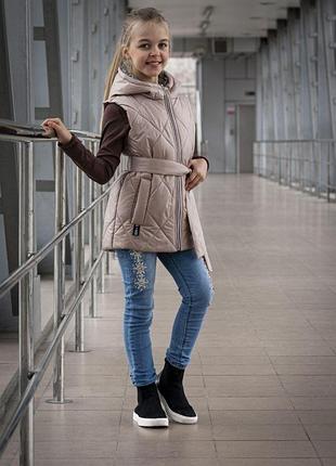 Жилет для дівчат,  розміри на зріст 140 - 164