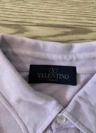 Бузкове поло valentino jeans оригінал3 фото