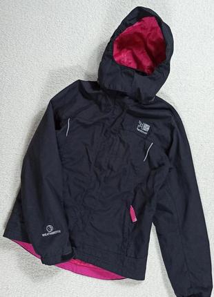 Куртка ветровка дождевик на сеточке девочке.1 фото