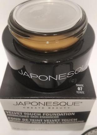 Срочно ! японская косметика japonesque velvet touch foundation 07 тональная основа