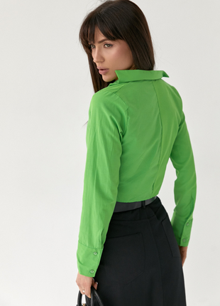 Уникальная блузка с кулиской и драпировкой - идеальный выбор для стильных девушек!2 фото
