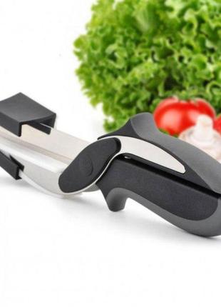 Ножиці кухонні для різання зелені та овочів 2в1 samart cutter bos-254 фото