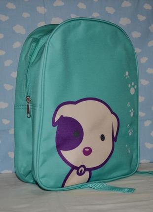 Обладнаний новий фірмовий рюкзак з цуценям унісекс хлопчикові або дівчинці2 фото