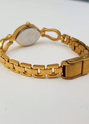 Красивий жіночий годинник titan raga, індія. позолота, кварц.