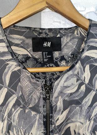 Стеганая легкая куртка h&amp;m, xs4 фото