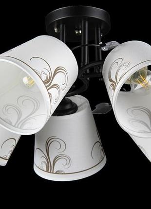 Люстры потолочные с пафоном splendid-ray 401017 (bk+b)