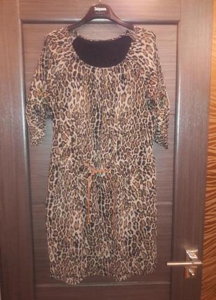 Интересное платье в леопардовом принте фирмы batik