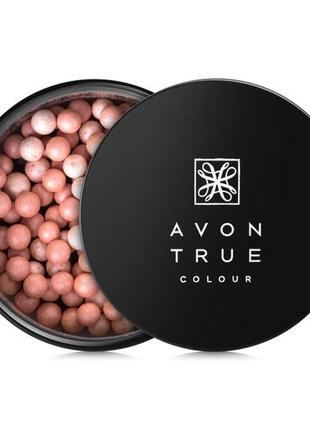 Пудра-кульки для обличчя з ефектом сяйва avon true powder pearls illumination 22 г