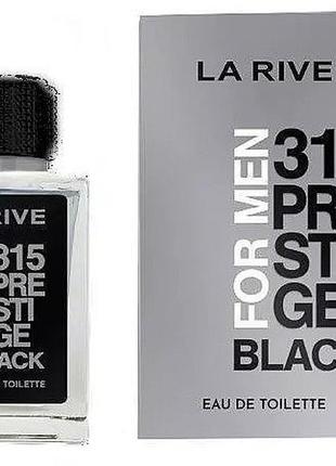 Туалетная вода для мужчин la rive 315 prestige black 100 ml