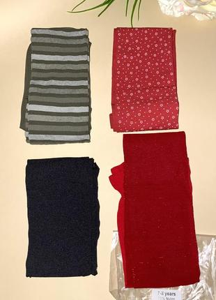 Капронові колготи однотонні, з принтом  60-70-80 den // розмір: 7/8 років