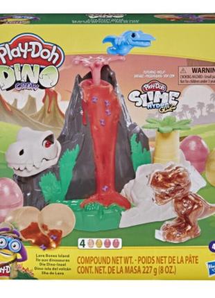 Набор для творчества hasbro play-doh остров лава бонс (f1500)