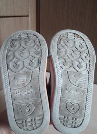 Светящиеся кеды skechers 23р5 фото