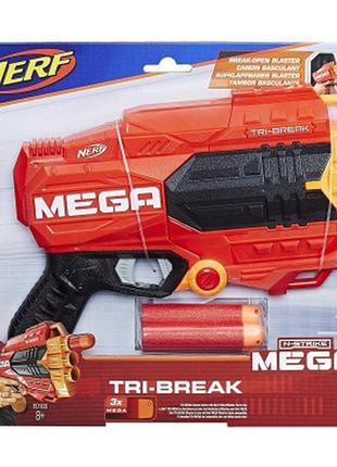 Іграшкова зброя hasbro nerf бластер мега три-брейк (e0103)3 фото