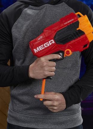 Іграшкова зброя hasbro nerf бластер мега три-брейк (e0103)6 фото