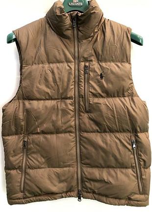 Мужская жилетка коричневого цвета polo