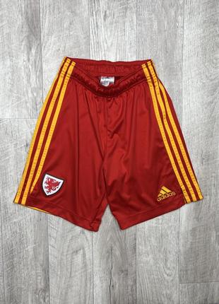 Adidas костюм футбольный 11-12 лет 152 см шорты футболка wales красный6 фото