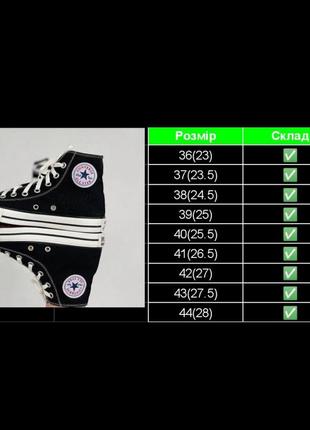 Кеди converse chuck taylor all star hi - black7 фото