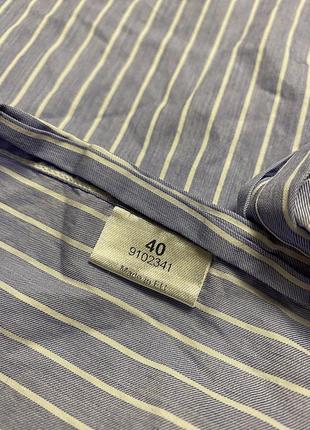 Рубашка pelikamo shirt bold stripes blue4 фото