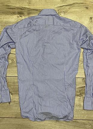 Рубашка pelikamo shirt bold stripes blue7 фото