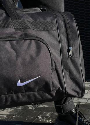 Большая дорожная/спортивная сумка выполнена из черного прочного материала 🔥6 фото