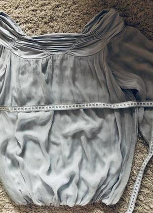 Кофточка,блузка шелк италия оригинал размер s,м4 фото