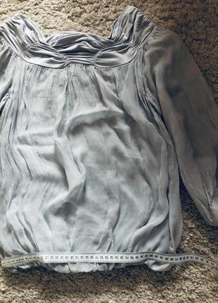 Кофточка,блузка шелк италия оригинал размер s,м5 фото