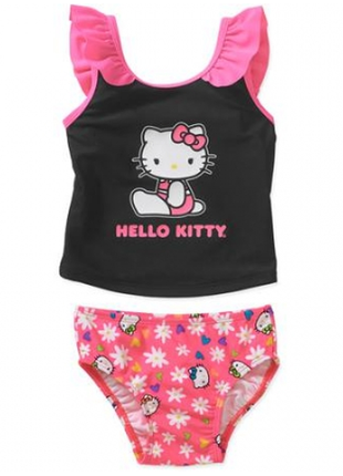 Купальник монокіні для дівчинки hello kitty1 фото