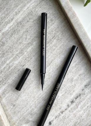 Ультрачорний люксовий лайнер для очей pat mcgrath perma precision liquid eyeliner 1.2ml