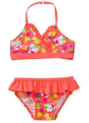 Купальник раздельный для девочки hello kitty