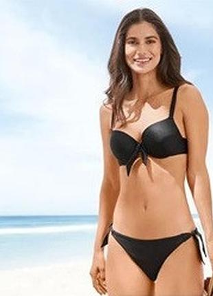 Лиф бикини esmara на косточках, размер евро 36, цвет черный