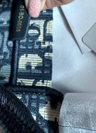 Сумка с вышивкой в стиле dior book tote