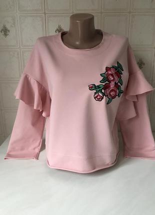 Состояние нового! шикарный свитшот  - оверсайз