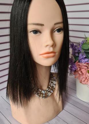 Напівпарик накладка топер шиньйон 100% натуральний волосся.