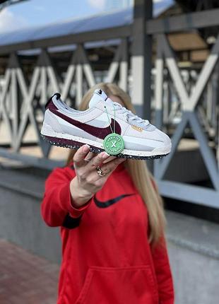 Мужские кроссовки nike cortez x union l.a grey bordo 40-41-42-43-44-453 фото