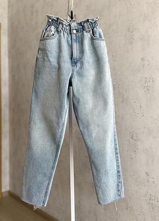 Джинсы мom новые как zara