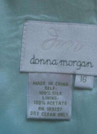 Платье donna morgan,100% шелк, цветоный принт8 фото