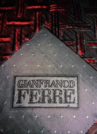 Стильная шелковая галстук gianfranco ferre6 фото