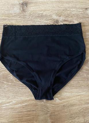 Шикарные, базовые, трусики, коттоновые, черного цвета, от бренда: bodywear women 👌