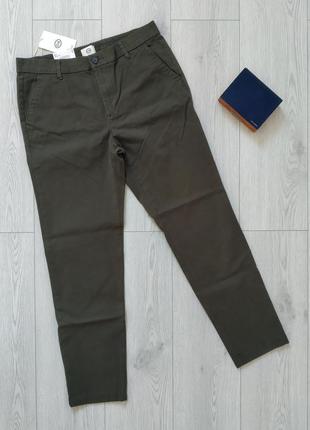 Мужские брюки брюки брюки чинос tapered cropped р. 32