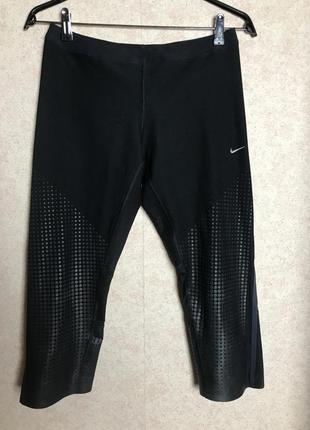 Nike dri fit reflective speed race day леггинсы  беговые 3/4