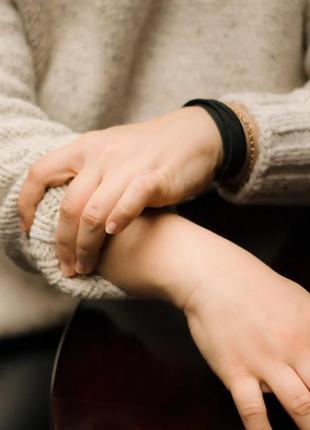 Белый твидовый свитер5 фото