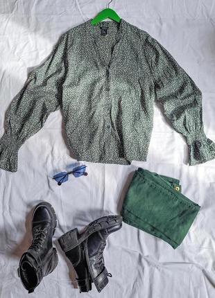 Блуза , блузка з об'ємними рукавами