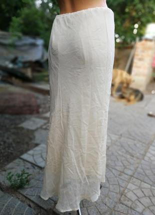Дания gugkenheim юбка с пайетками длинная макси нюд нюдовая5 фото