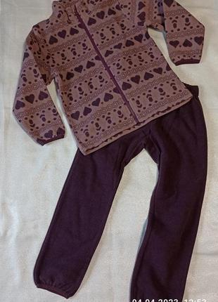 Флисовый комплект термобелья