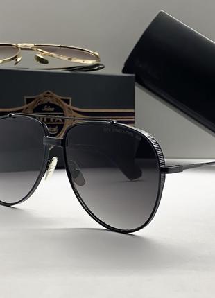 Мужские солнцезащитные очки авиаторы dita (1099) black