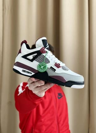 Чоловічі кросівки nike air jordan 4 retro psg 40-41-43-44-45