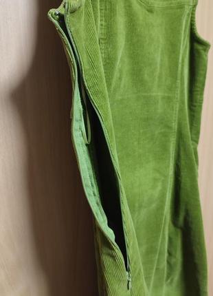 Сарафан вильветовый зеленый платье 423 фото