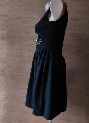 ❤️💙💖 мягкое интересное платье со стразами в виде котика2 фото
