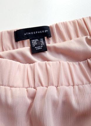 Красивая стильная нежная юбка пудроаого цвета5 фото