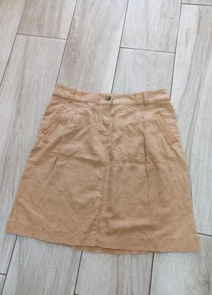 Гарна льняна спідниця